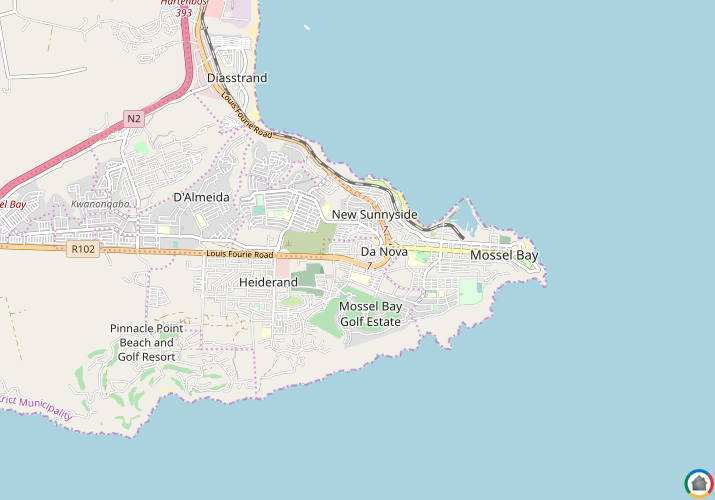 Map location of De Nova